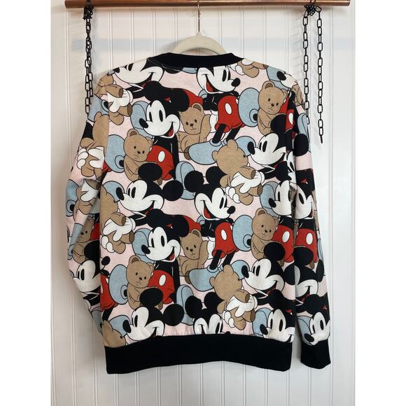 Disney Women’s Sweatshirt Mickey Mouse Made Of Dreams Loungewear Size S - Picture 2 of 6